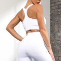 High Quality Seamless Yoga Suit Wear High Waisted Shorts Yoga Sets Zip Bra Drawstring Shorts Yoga Sets